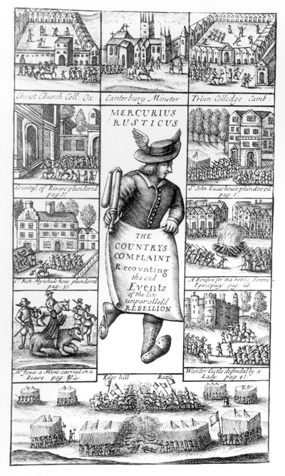 De klacht van het land over de trieste gebeurtenissen van de late ongeëvenaarde opstand, uit 